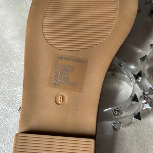 Madden Girl Silver Brown Sandals with Studded Straps - Picture 5 of 5